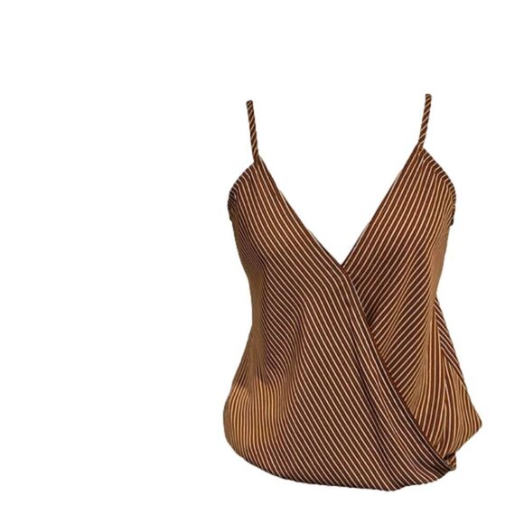 Evereve NWOT Allison Joy striped tank w/ adjustable straps and cinch waist - XS - Picture 1 of 11